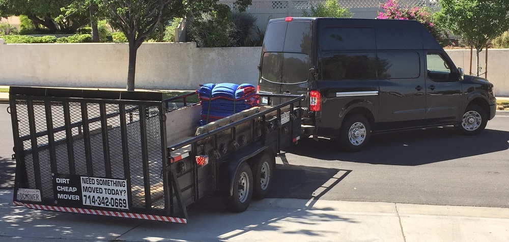 Cargo Van and Trailer